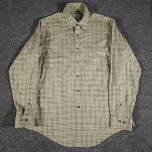 Brooks Brothers Plaid Button Down Slim Fit Non Iron Stretch Long Sleeve Men's L